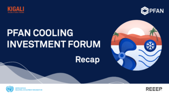 Five PFAN-supported projects meet potential investors at the first PFAN Cooling Investment Forum